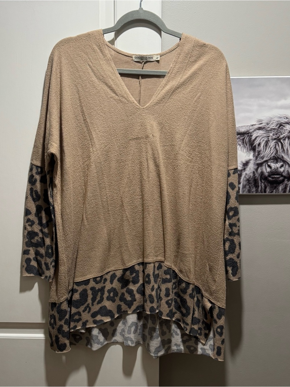 Chance or fate cheetah tunic